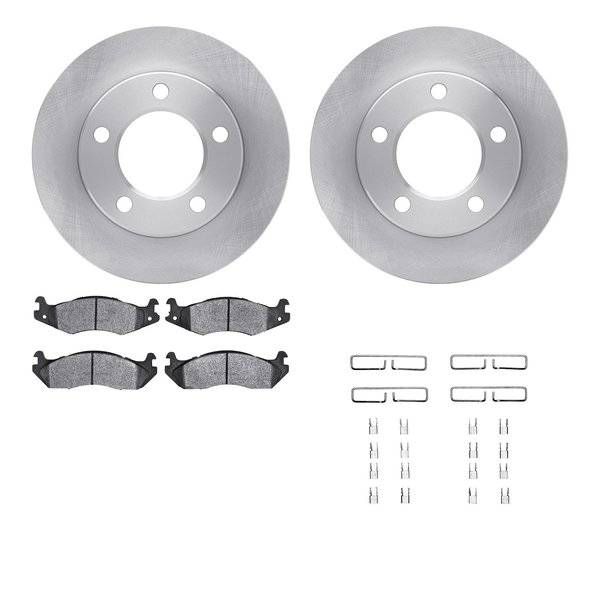 Dynamic Friction Co 6212-42139, Rotors with Heavy Duty Brake Pads includes Hardware 6212-42139